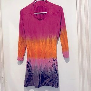 ART OF CLOTH, long sleeve, pink multi color, great condition, SIZE LARGE